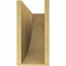 Ekena Millwork 7"W x 21"D x 14"H Classic Durham Rough Cedar Woodgrain TimberThane Corbel, Primed Tan CORUR07X21X14DURRCPR - alternate 2